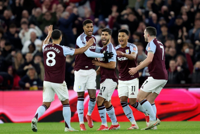 Marcus Rashford để lại dấu ấn với cú đúp kiến tạo để mang về chiến thắng cho Aston Villa.