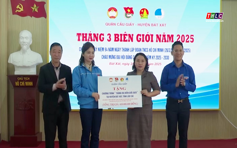 Dấu ấn tuổi trẻ Lào Cai trong Tháng Thanh niên 2025 1 Chương trình “Tháng Ba biên giới”(ảnh truyền hình Lào Cai)