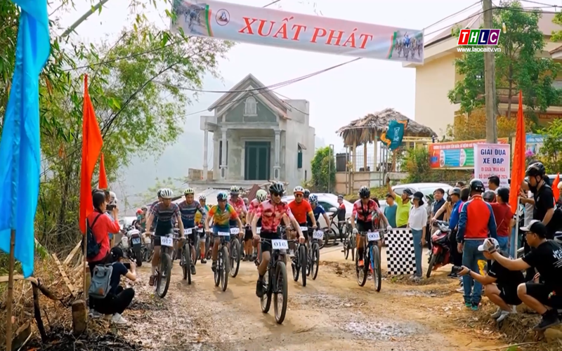 Sắp diễn ra giải đua xe đạp địa hình đi giữa mùa hoa đỗ quyên năm 2025 2 Giải đua xe đạp địa hình “Đi giữa mùa hoa đỗ quyên” năm 2025 dự kiến tổ chức vào ngày 12/4/2025. (ảnh minh họa truyền hình Lào Cai)