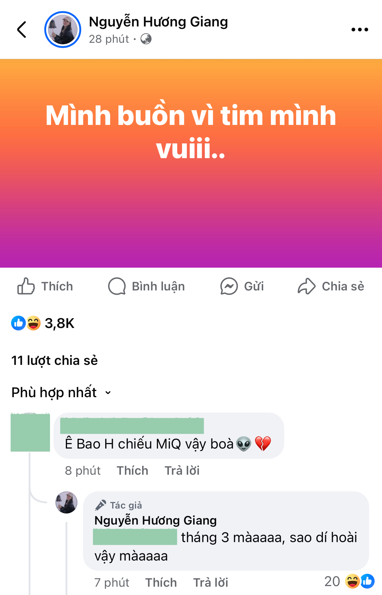 Hương Giang có phản hồi về chương trình mà cô sản xuất