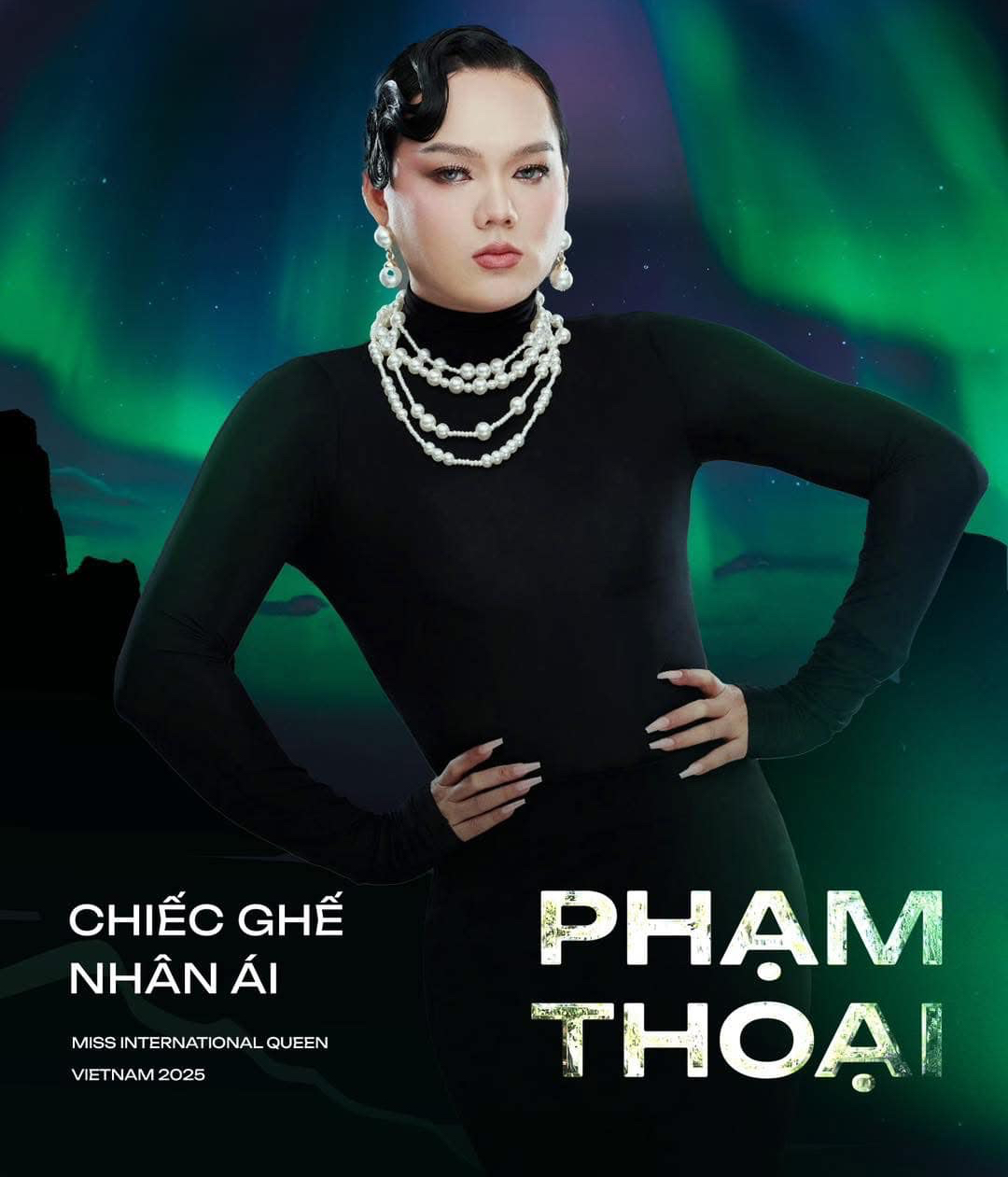 Phạm Thoại được công bố sẽ ngồi vào "Chiếc Ghế Nhân Ái" ở chương trình Miss International Queen Vietnam 2025