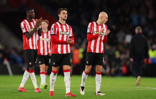 Southampton chỉ chờ ngày chính thức xuống hạng ở Premier League