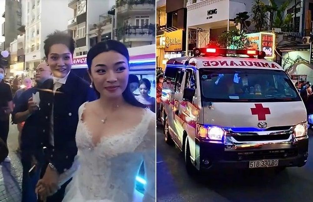 Xử phạt tài xế xe cấp cứu hú còi chở dàn diễn viên đến sự kiện ra mắt phim "Âm Dương Lộ" ở TP.HCM 2 Sự việc được nhiều người dùng điện thoại quay lại clip đăng tải lên mạng xã hội.