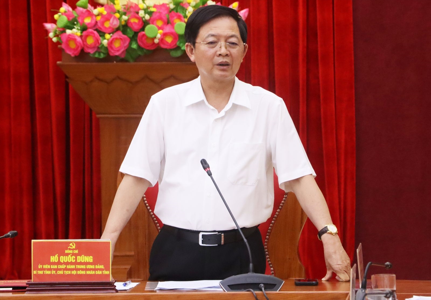 Bình Định: Hơn 95% số hộ đã hoàn thành việc xóa nhà tạm, nhà dột nát 6 Ông Hồ Quốc Dũng - Bí thư Tỉnh ủy, Chủ tịch HĐND tỉnh Bình ĐỊnh, phát biểu tại phiên họp