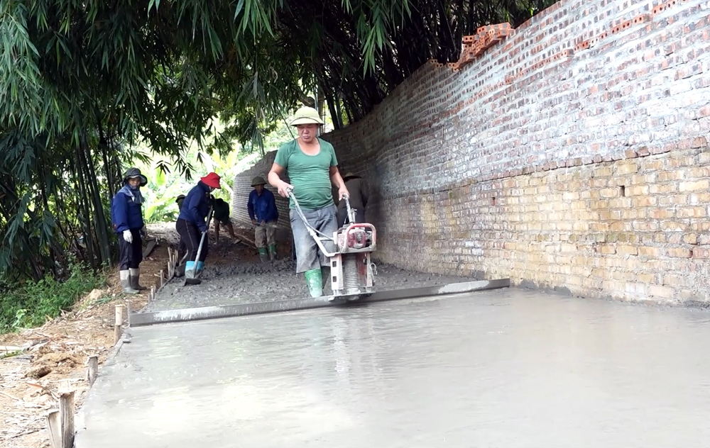 Tăng tốc kiên cố hóa giao thông nông thôn, Văn Yên huy động sức dân và nguồn lực xã hội 3 Đợt 1/2025 huyện Văn Yên phấn đấu thực hiện kiến cố hóa trên 66 km đường GTNT (ảnh CTTĐT tỉnh Yên Bái )