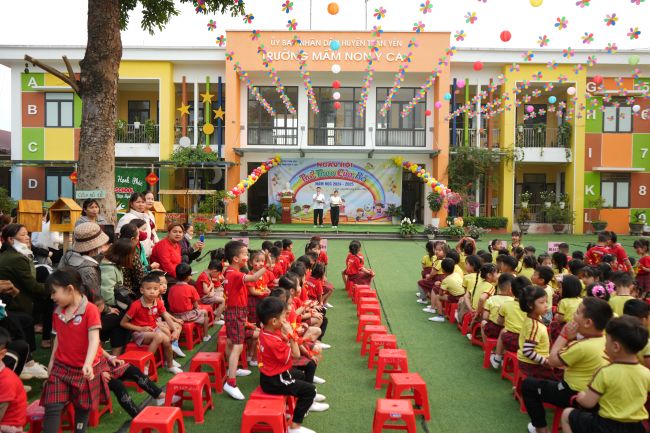 Truong Mam non Y Can xay dung truong hoc hanh phuc