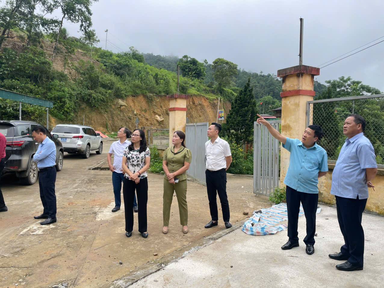 Phó Chủ tịch HĐND tỉnh Lào Cai kiểm tra tại Sơn Lương 1 Các đồng chí lãnh đạo đến thăm và làm việc tại Sơn Lương : Ảnh bản tin sơn lương