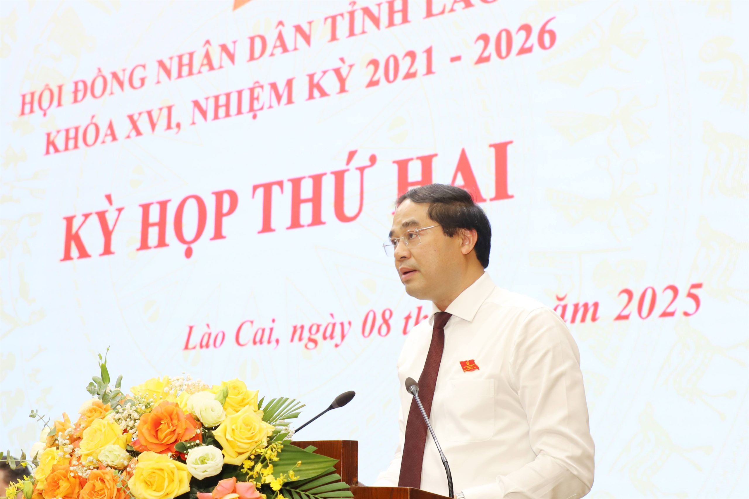 Lào Cai: 11 Nghị quyết được thông qua tại Kỳ họp thứ 2 HĐND tỉnh khoá XVI, nhiệm kỳ 2021-2026 3 Đ/c Trịnh Xuân Trường – Bí thư Tỉnh uỷ, Chủ tịch HĐND tỉnh phát biểu khai mạc kỳ họp