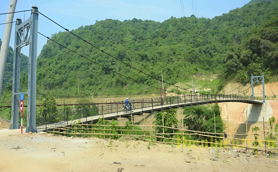 Nhiều cây cầu mới được xây dựng tại các xã vùng sâu, vùng xa của tỉnh Điện Biên.