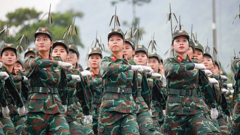 Hà Nội xây dựng kế hoạch tổ chức Lễ kỷ niệm, diễu binh, diễu hành 80 năm Cách mạng Tháng Tám và Quốc khánh 2/9 1 Bộ đội hợp luyện chuẩn bị cho Lễ kỷ niệm, diễu binh, diễu hành 80 năm Cách mạng tháng Tám thành công và Quốc khánh 2/9. (Ảnh: TV)