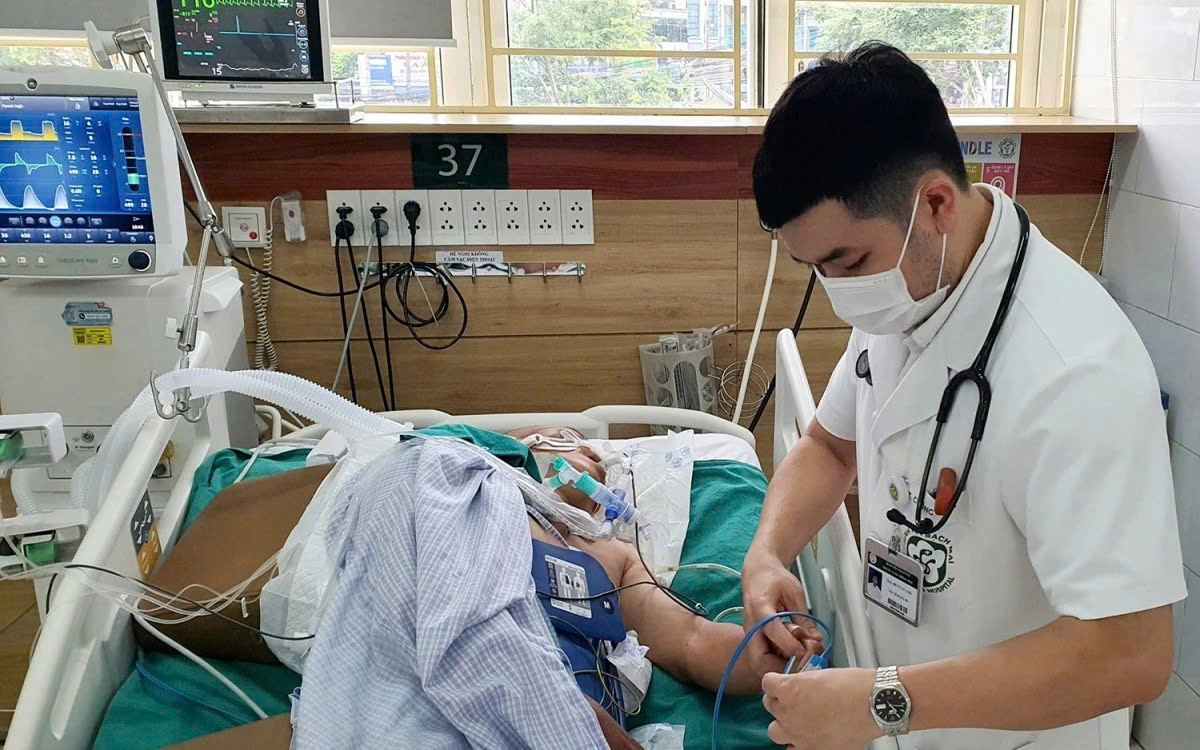 Bệnh nhân được điều trị phương pháp hạ thân nhiệt để bảo vệ não