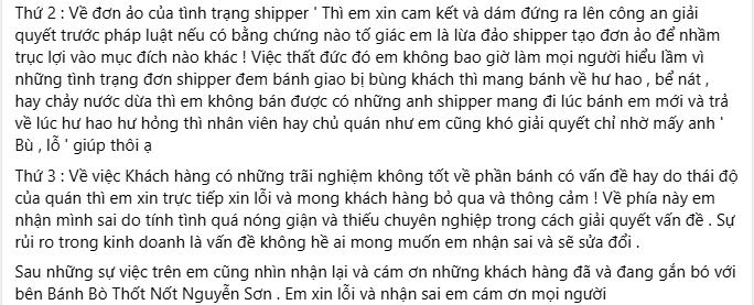 Hình ảnh từ bài đăng của Hoàng Sơn (Ảnh chụp màn hình)