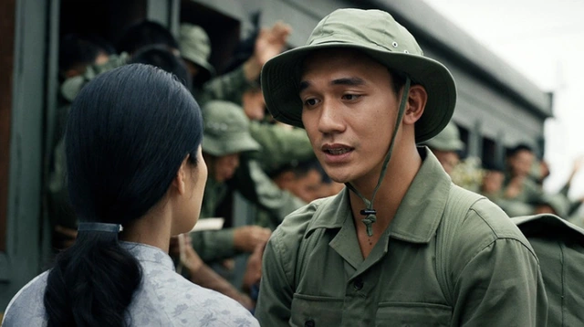Mưa đỏ và Mùi cỏ cháy: Hai tác phẩm về Thành cổ Quảng Trị trong điện ảnh Việt Nam 4 Người lính trong phim Mưa đỏ của đạo diễn Đặng Thái Huyền
