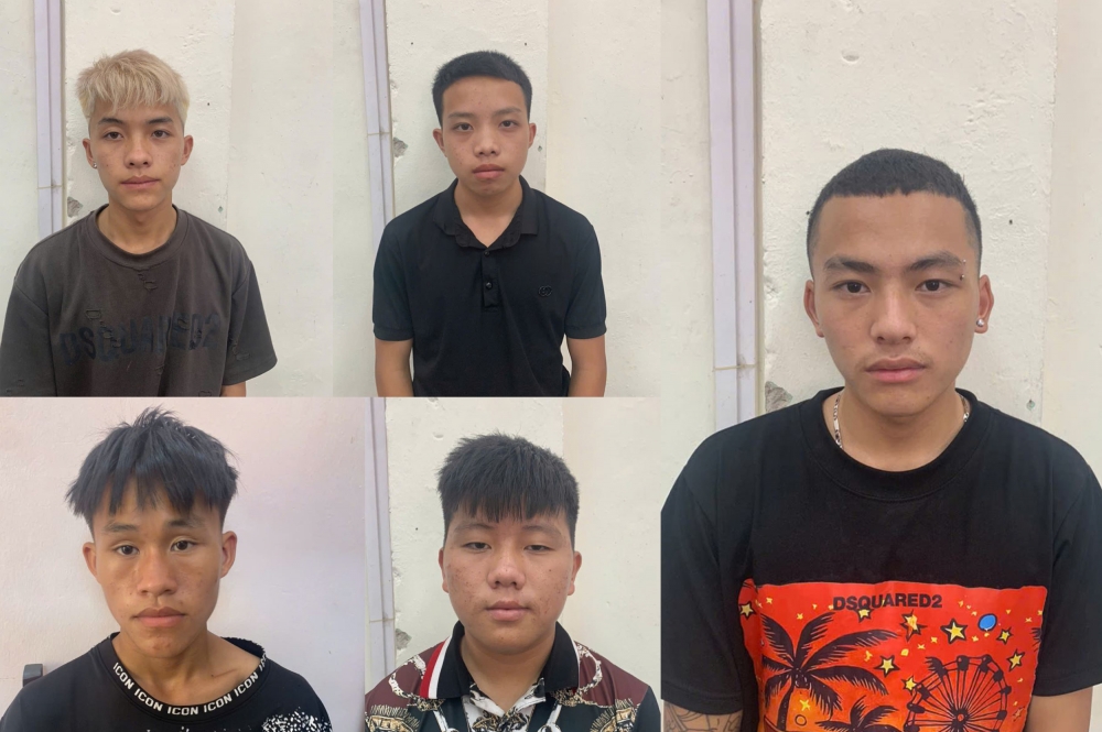 5 đối tượng thực hiện hàng loạt vụ đập phá cửa kính ô tô để trộm cắp tài sản.