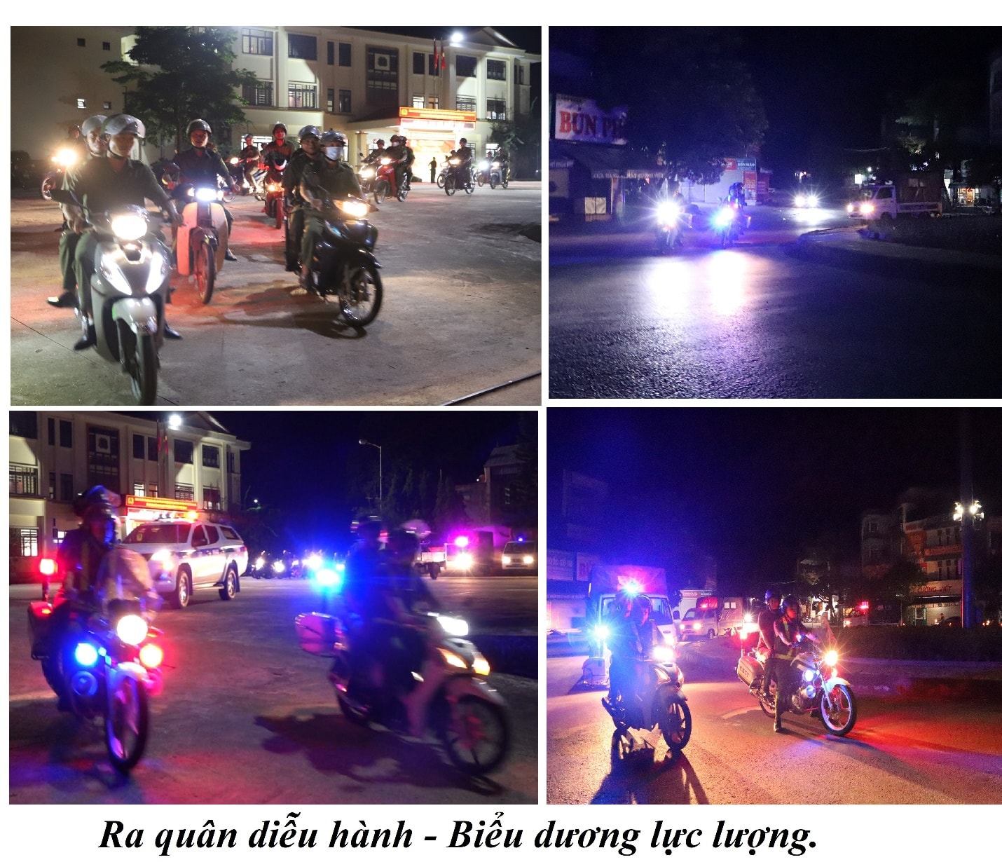 Ra quân diễu hành biểu dương lực lượng ( ảnh truyền thông khu vực Bát Xát )