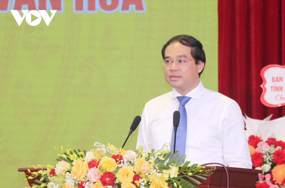Bí thư Tỉnh ủy Lào Cai - Trịnh Xuân Trường gợi mở nhiều vấn đề cho ngành Văn hóa tỉnh trong thời gian tới.