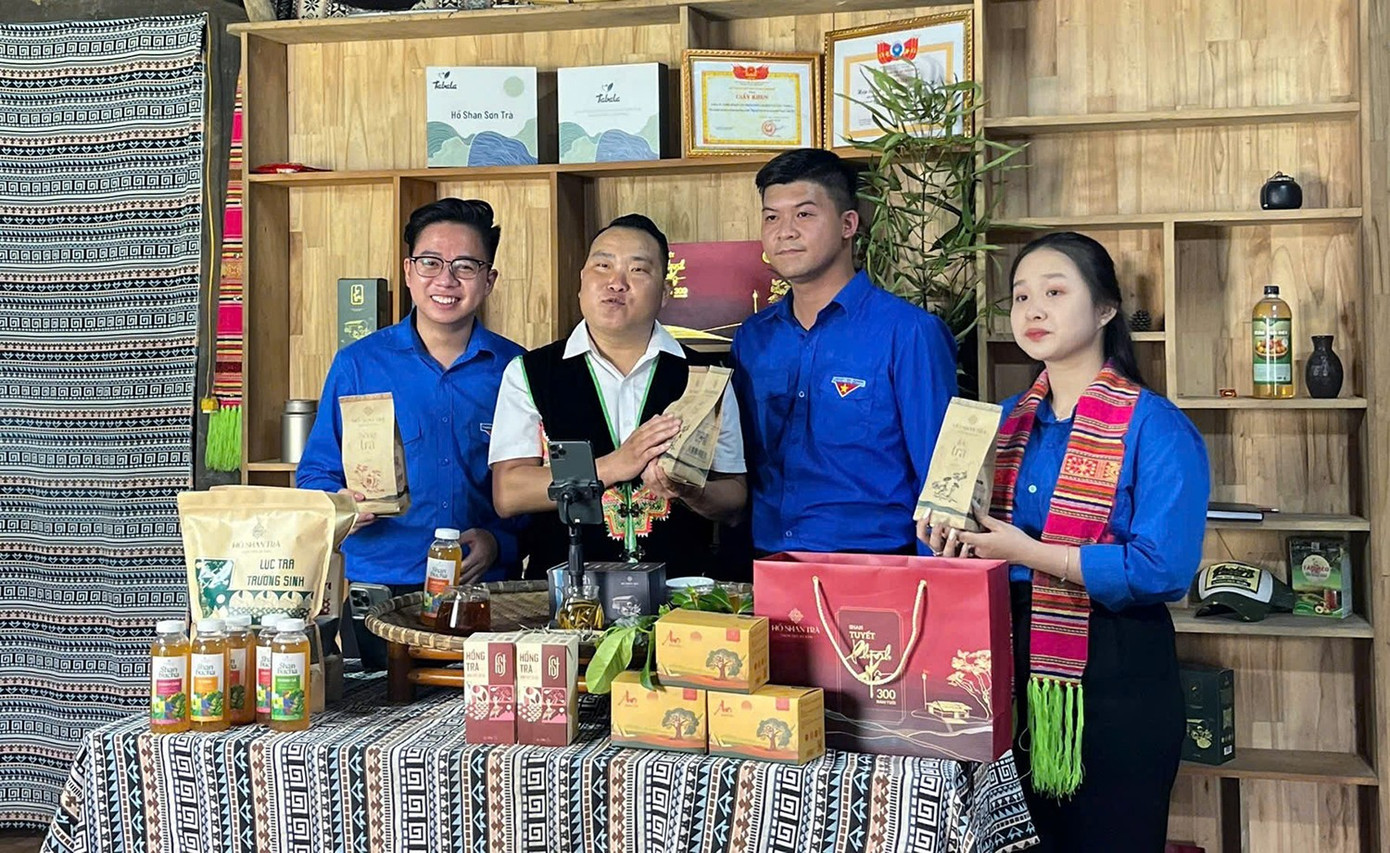 Đoàn có sáng kiến tổ chức livestream quảng bá và tiêu thụ sản phẩm OCOP của địa phương.