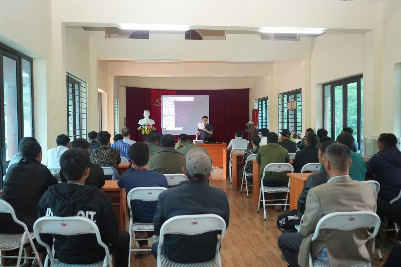 Quang cảnh buổi công bố. Ảnh: Lê Hưng.