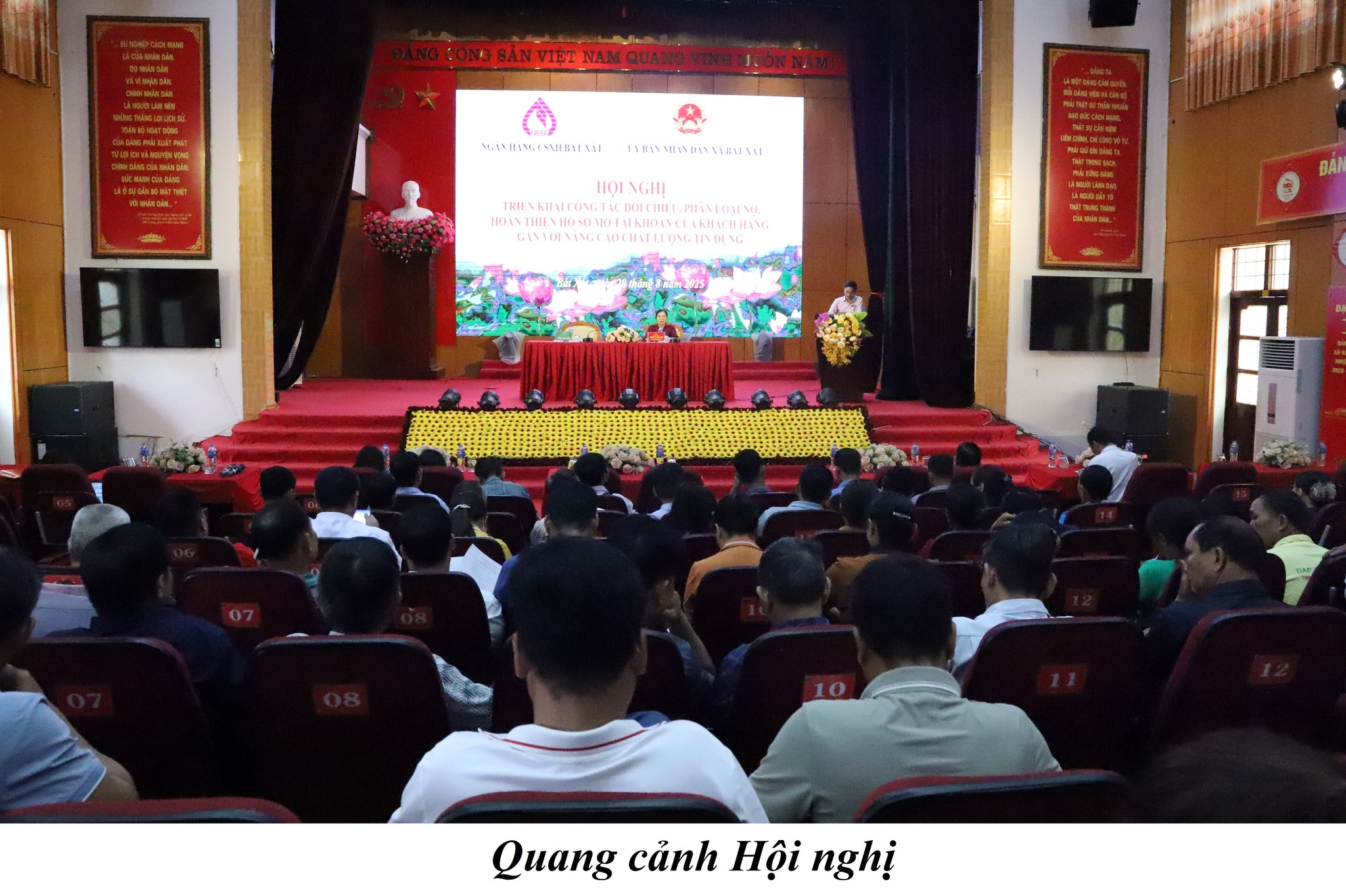 Quang cảnh hội nghị. (Ảnh truyền thông khu vực Bát Xát)