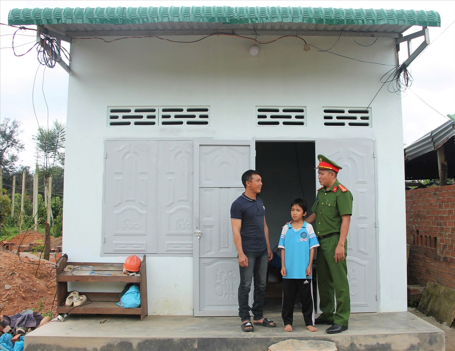 Tỉnh Đắk Lắk đã hoàn thành chương trình xóa nhà tạm, nhà dột nát bảo đảm tiến độ. (Ảnh: Lê Hường)