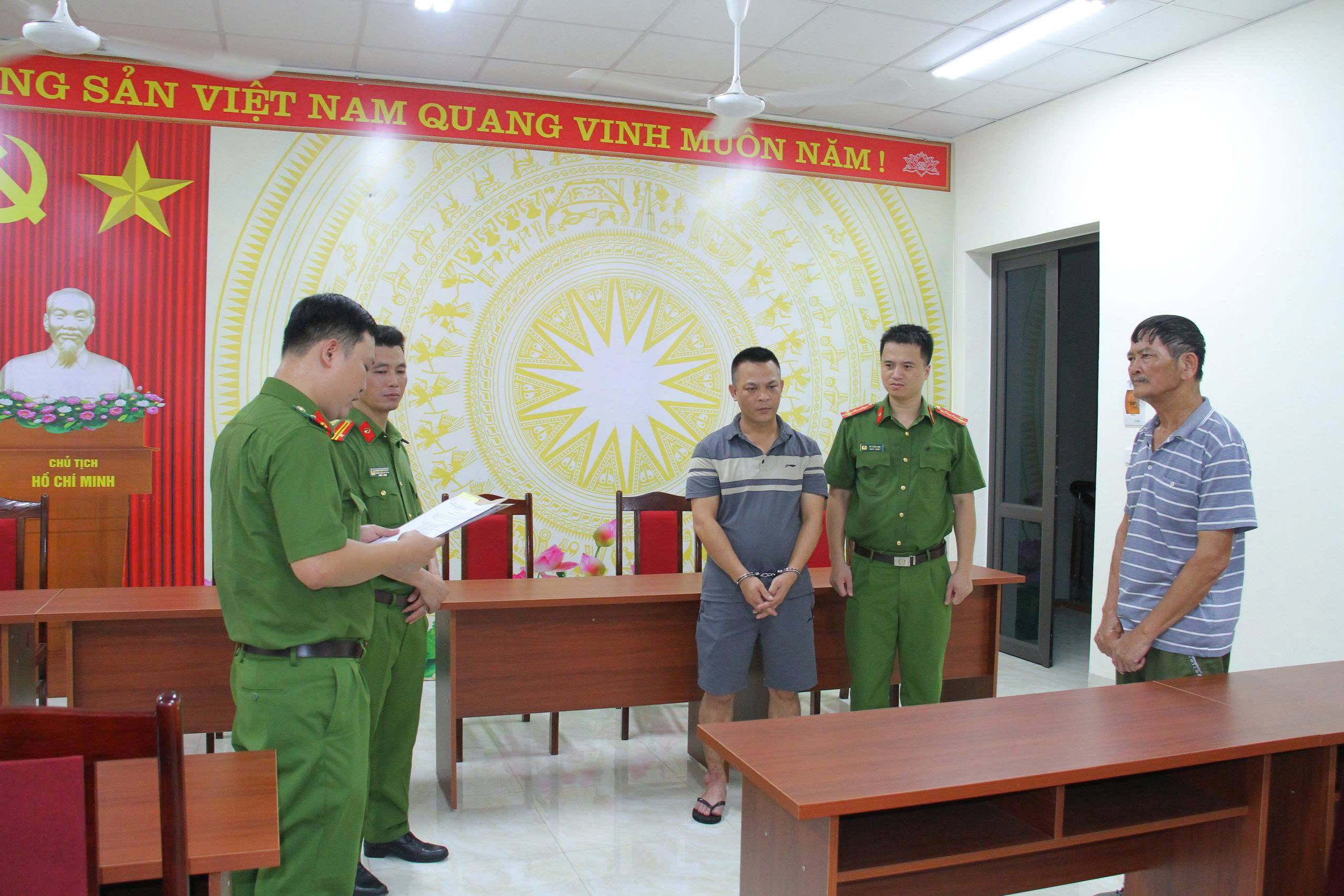 Nguyễn Văn Thức tại cơ quan Cảnh sát điều tra (ảnh Quỳnh Trang - ANTV Lào Cai )