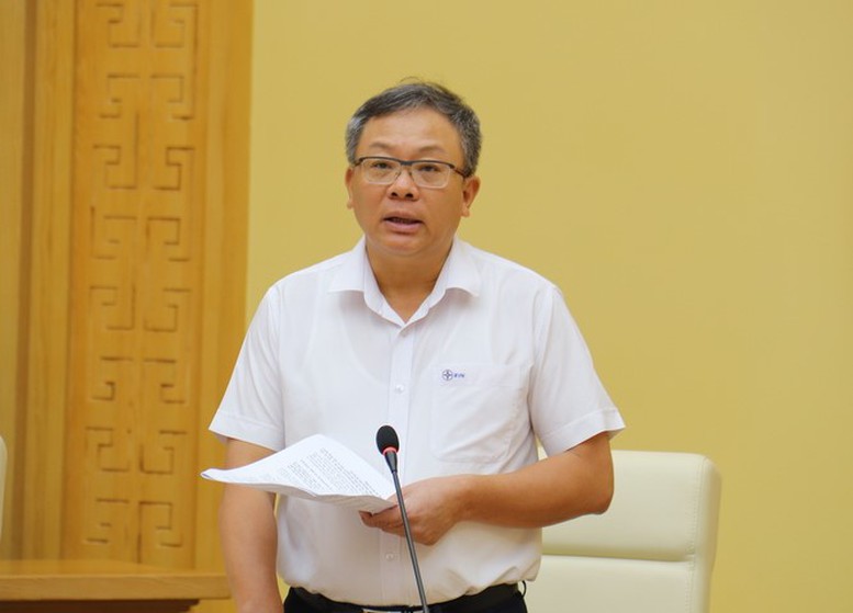 Phó Tổng Giám đốc Tập đoàn Điện lực Việt Nam (EVN) Phạm Hồng Phương thông tin về tiến độ dự án