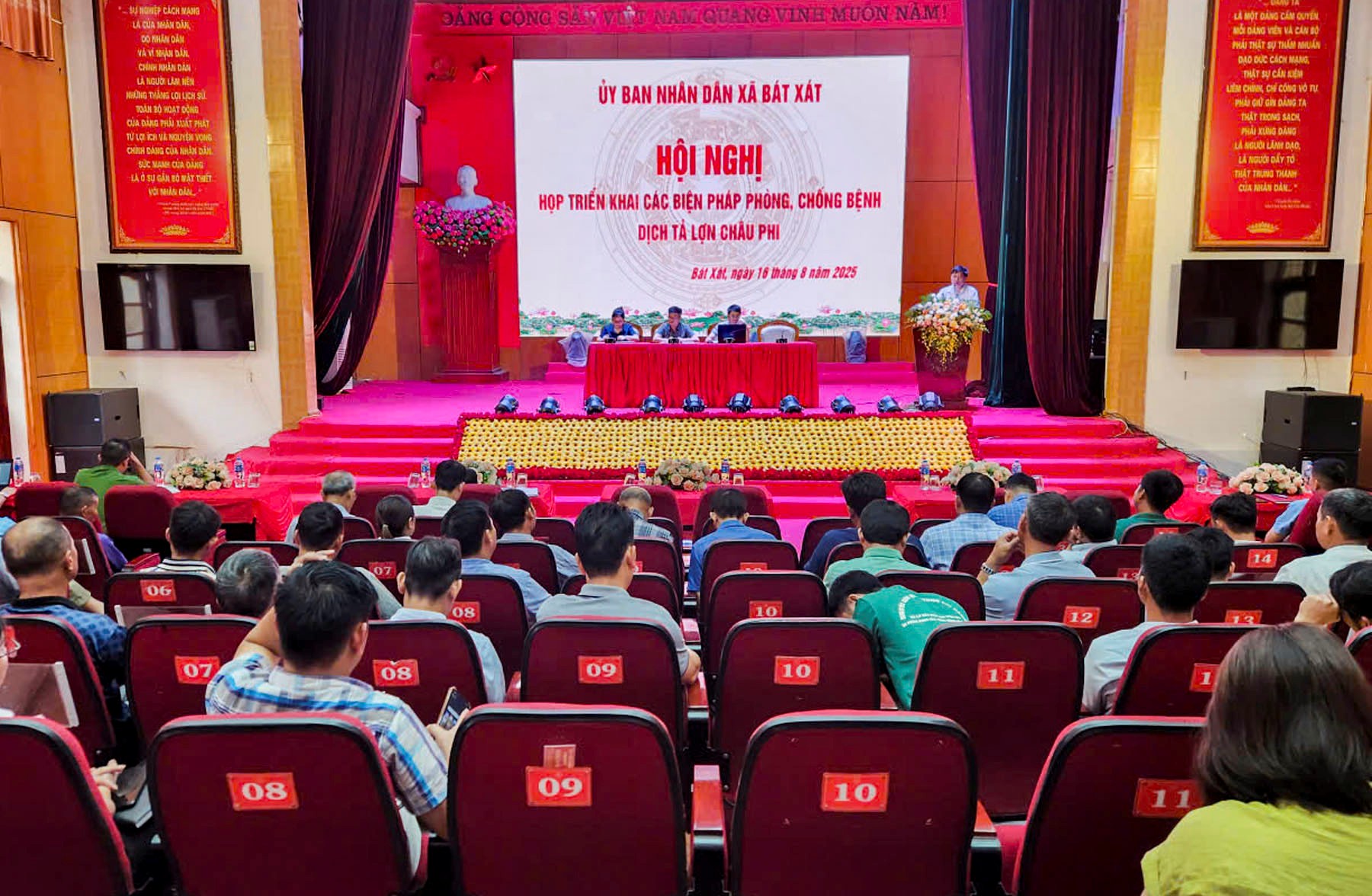 Quang cảnh hội nghị. (Ảnh Truyền Thông Khu Vực Bát Xát)