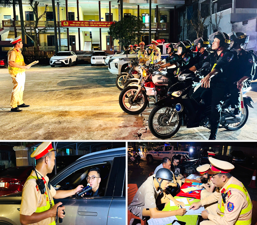 Lực lượng cảnh sát giao thông tăng cường tuần tra, kiểm soát, ngăn chặn và xử lý vi phạm giao thông