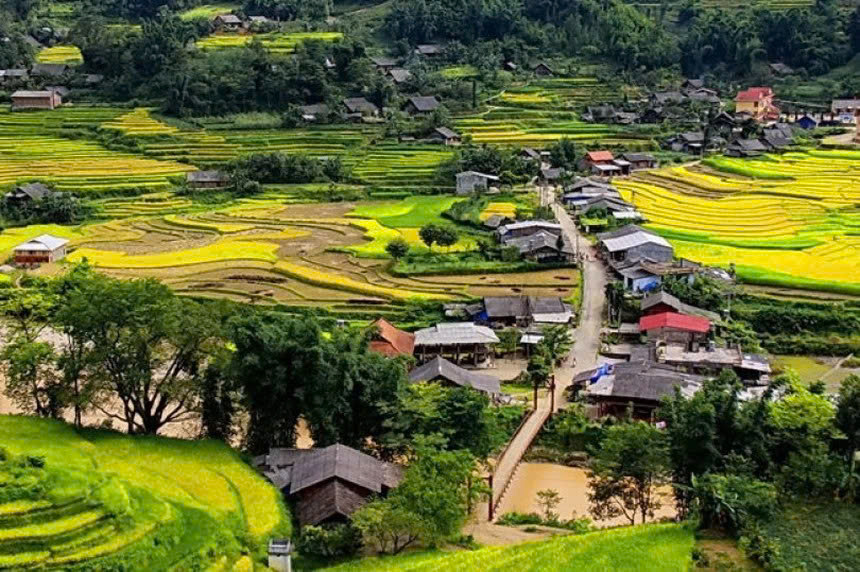 Không gian phát triển du lịch ở Tả Phìn được mở rộng sau sáp nhập. (Ảnh Phụ Nữ Việt Nam)