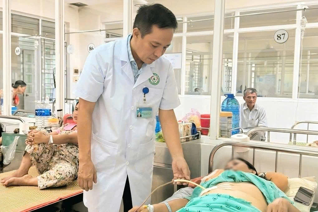 Sau phẫu thuật, sức khỏe bệnh nhân T. phục hồi tốt (Ảnh: Bệnh viện cung cấp).