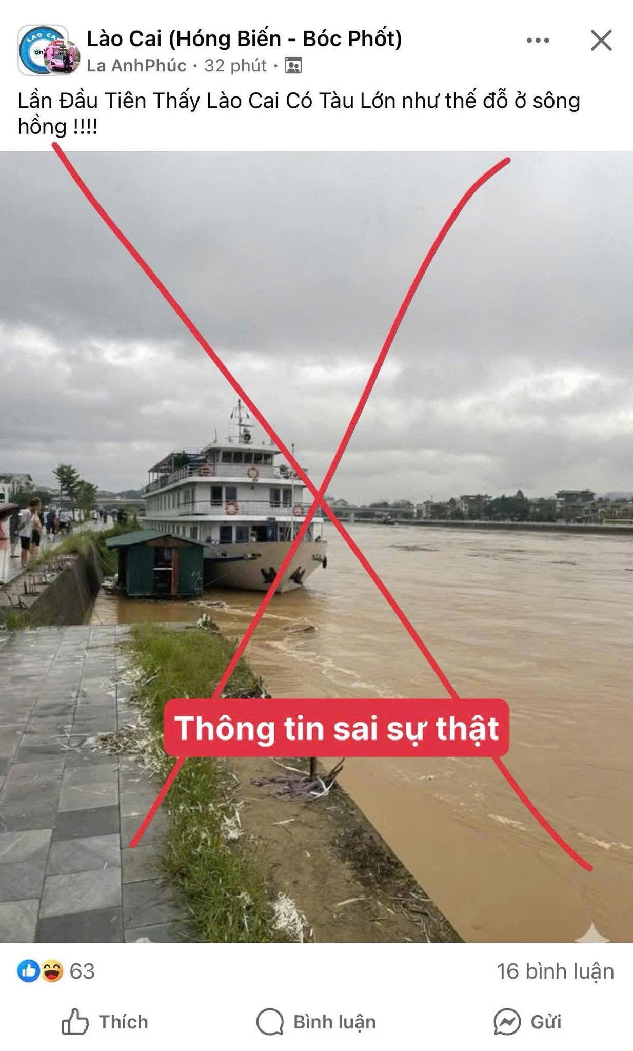 Hình ảnh sai sự thật được lan truyền trên MXH