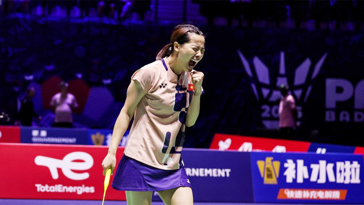 Thứ hạng vừa rồi khẳng định nỗ lực bền bỉ của Thùy Linh. Ảnh Badminton Photo