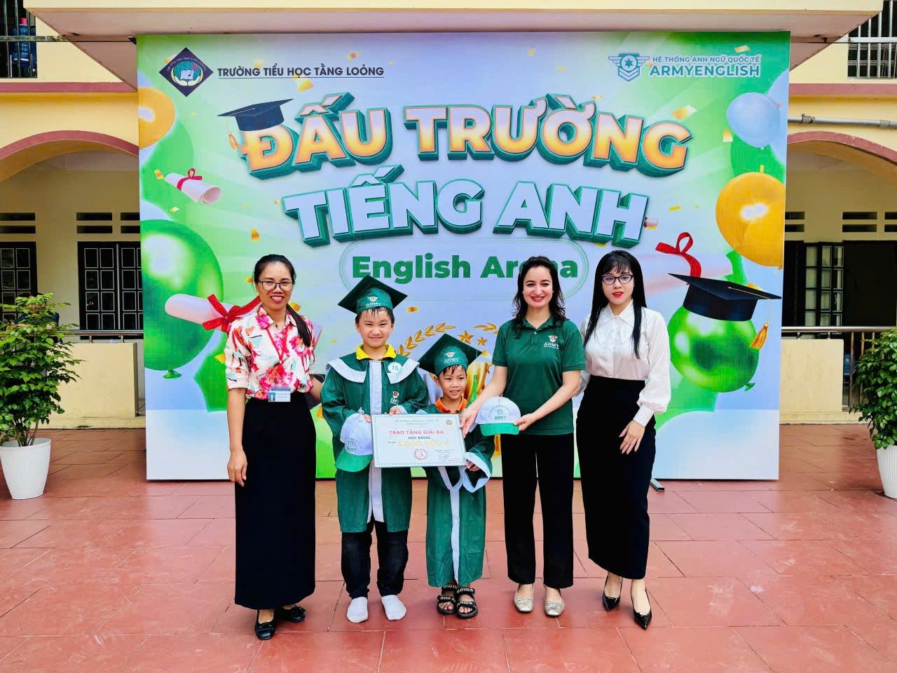 Học sinh Tiểu học Tằng Loỏng sôi nổi tranh tài “Đấu trường Tiếng Anh” 7 561177266 1159840302916560 4371006050427985579 n