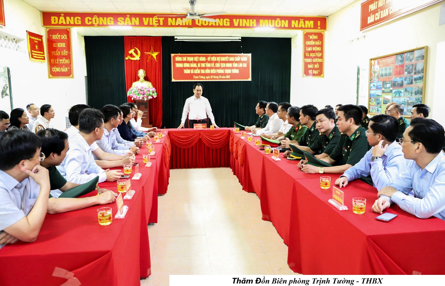 Bí thư Tỉnh ủy Trịnh Việt Hùng kiểm tra tiến độ các dự án trọng điểm, động viên lực lượng biên phòng và Nhân dân vùng biên 5 571139859 749121934853283 6039283589877577377 n