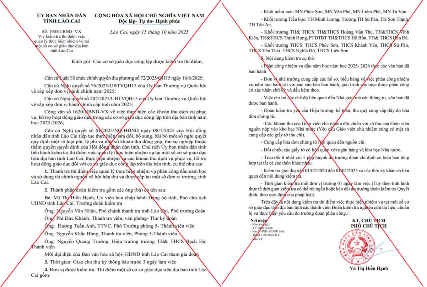 Khởi tố giáo viên ở Lào Cai làm giả công văn UBND tỉnh để “lấy điểm” với nhà trường khoi tojpg 1761631332463