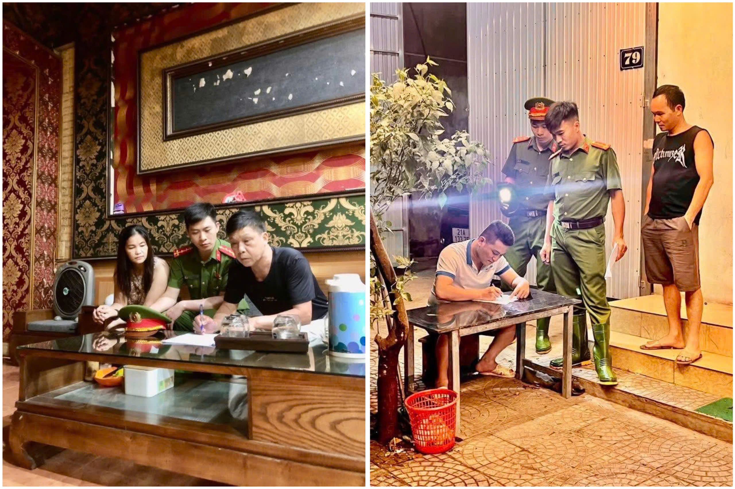 Công an phường Văn Phú xuyên đêm rà soát, cảnh báo sạt lở sau bão số 11 3 z7089720473624 d0c1dd3d535e0745cf433257201c22b8