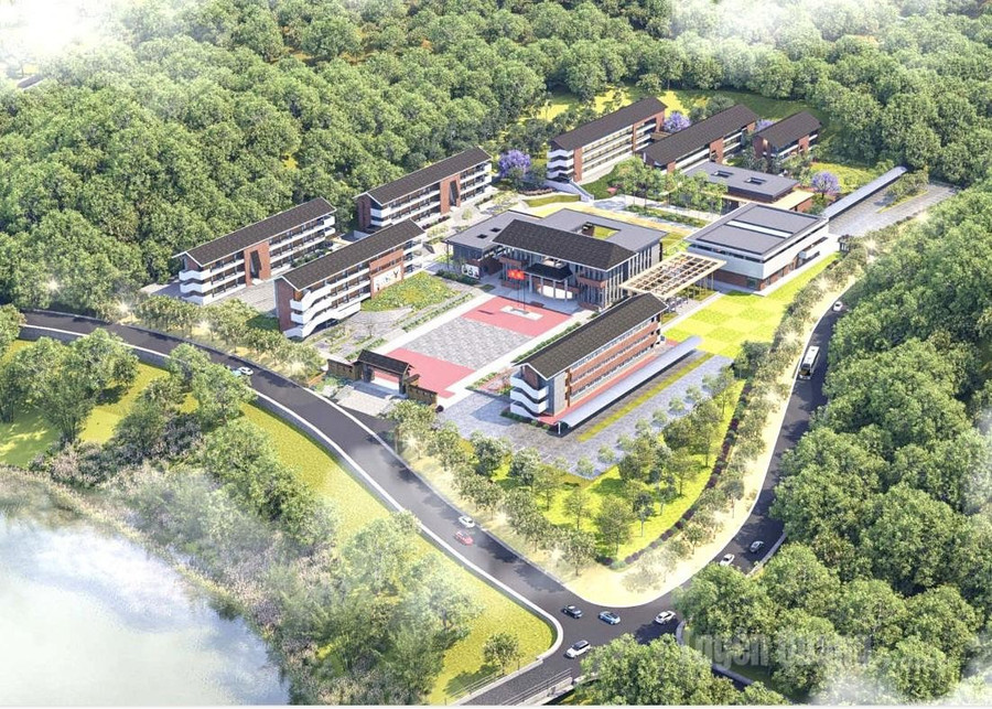 Mô hình "trường phổ thông nội trú liên cấp" sẽ đáp ứng tốt các tiêu chuẩn cơ sở vật chất trường phổ thông ở mức cao nhất hiện nay. Ảnh: Chinhphu.vn