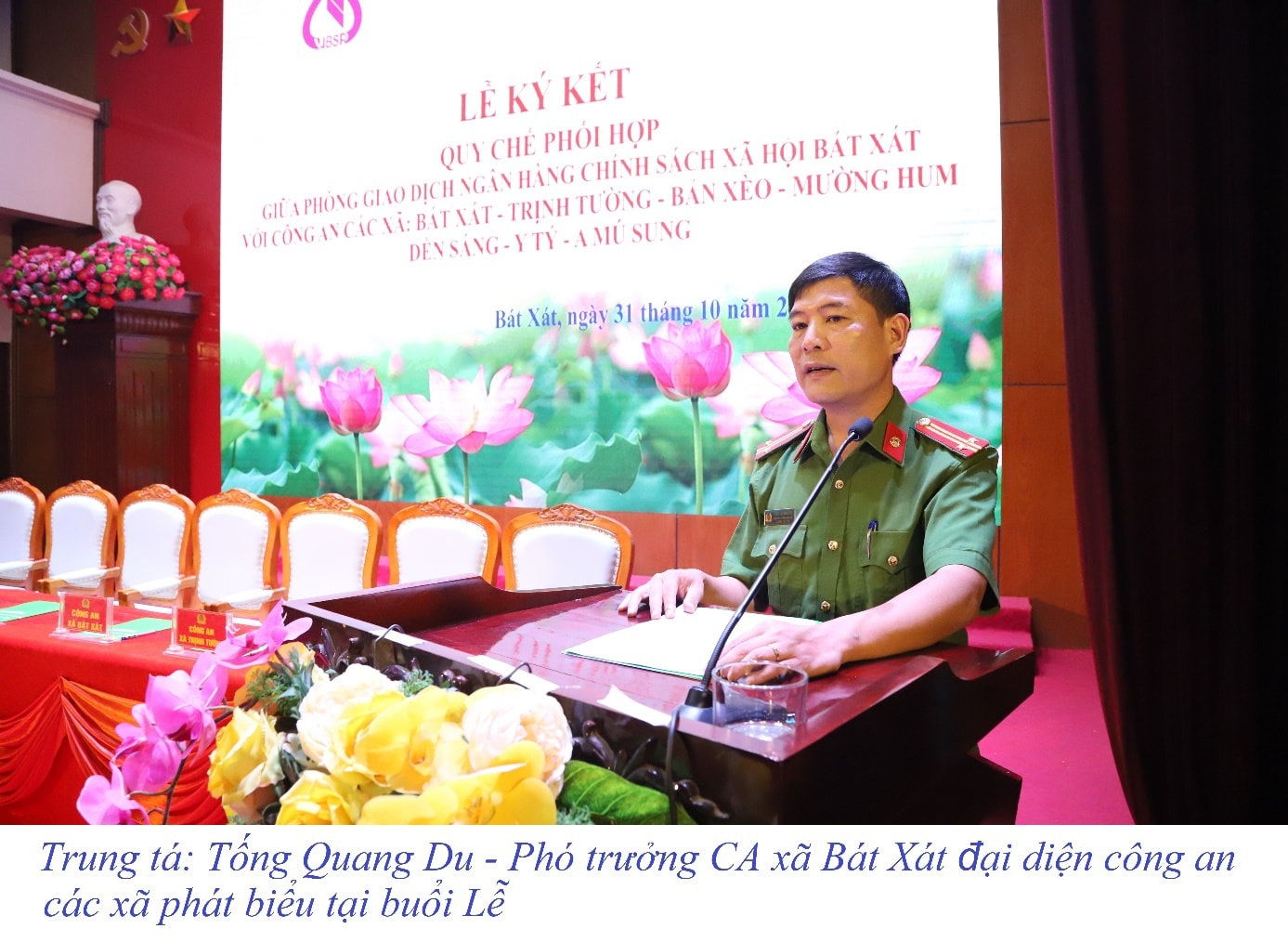 Bát Xát: Ký kết quy chế phối hợp giữa Ngân hàng Chính sách xã hội và công an các xã – Chung tay vì an toàn tín dụng và an sinh xã hội 4 574273329 756704400761703 8836802931024074837 n