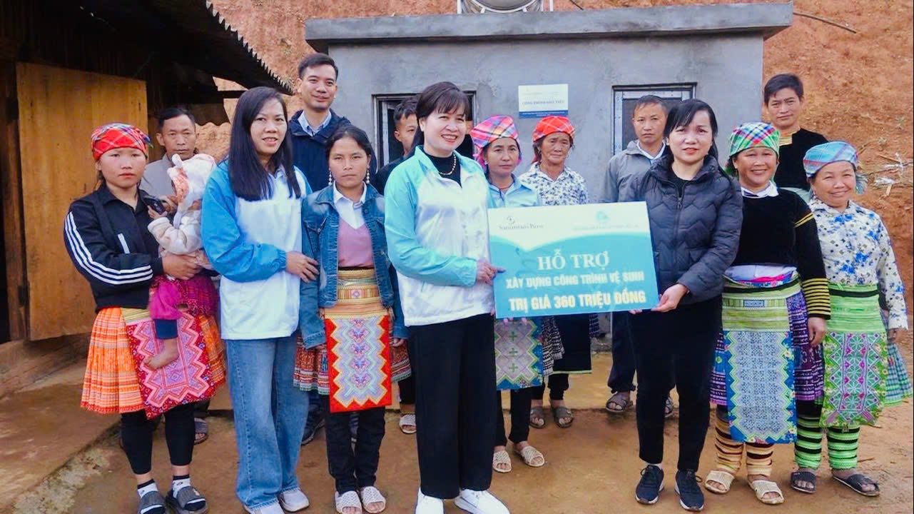 Lan tỏa hạnh phúc từ những công trình vệ sinh vùng cao 2 574462737 1155370509908747 1441686916651256797 n