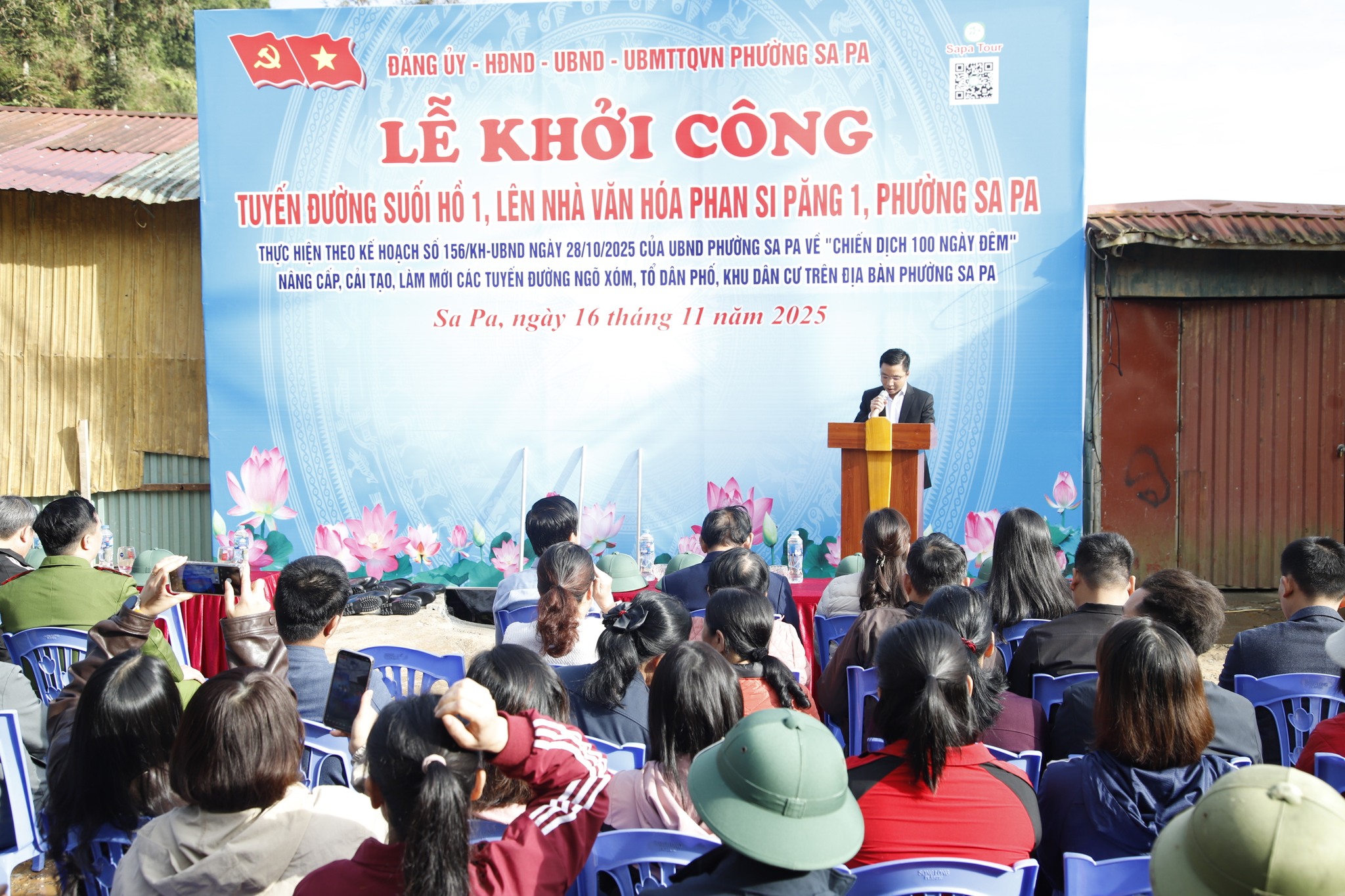 Sa Pa khởi công tuyến đường Suối Hồ 1: Bước nối hạ tầng, lan tỏa diện mạo đô thị du lịch xanh 1 583981906 1374370504699011 8956459692209273888 n