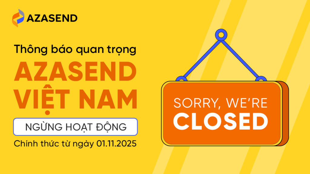Sàn azasend chính thức thông báo dừng hoạt động tại Việt Nam