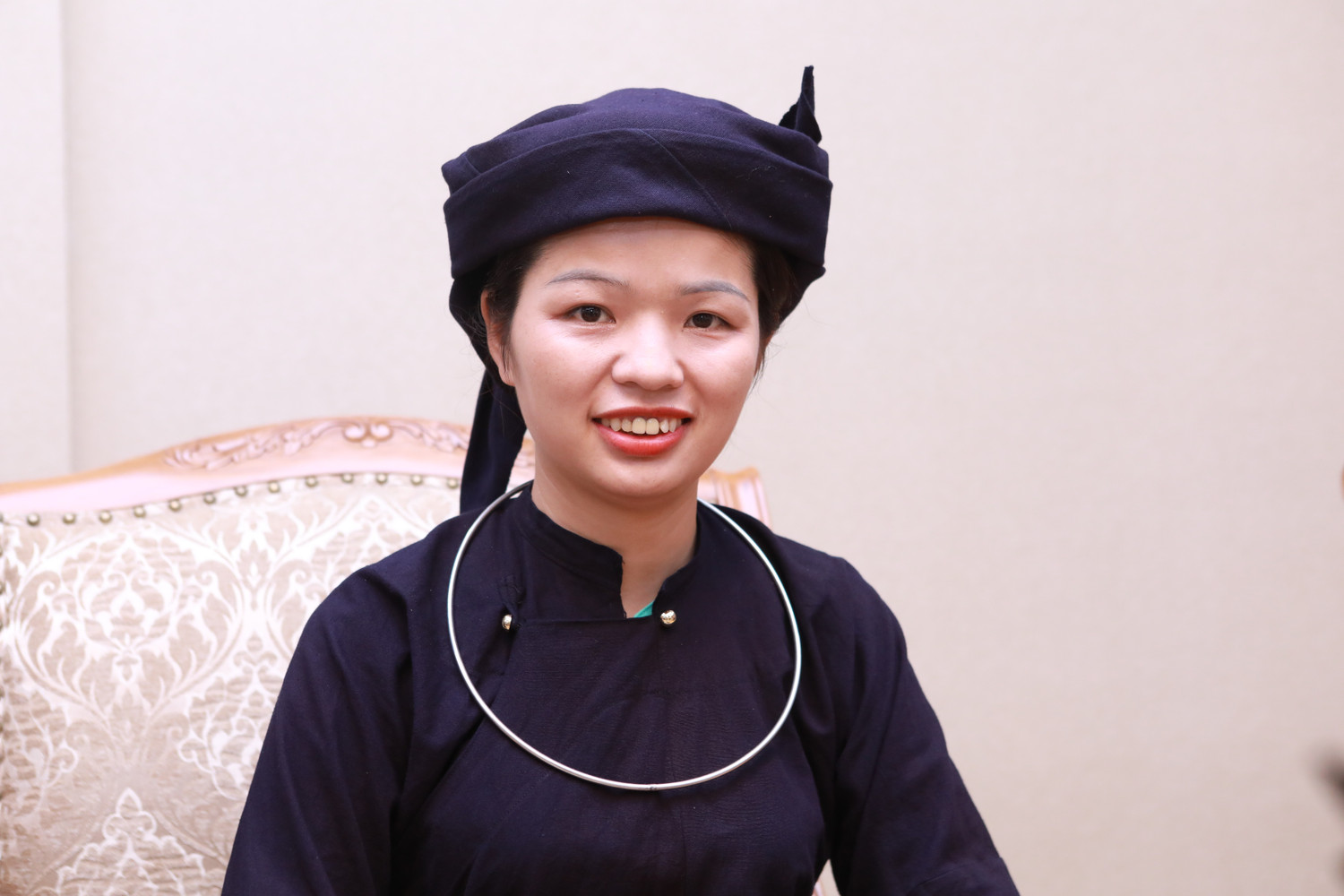 Cô Nông Lê Luyện - giáo viên Trường Mầm non Thạch Lâm. luyen.jpg