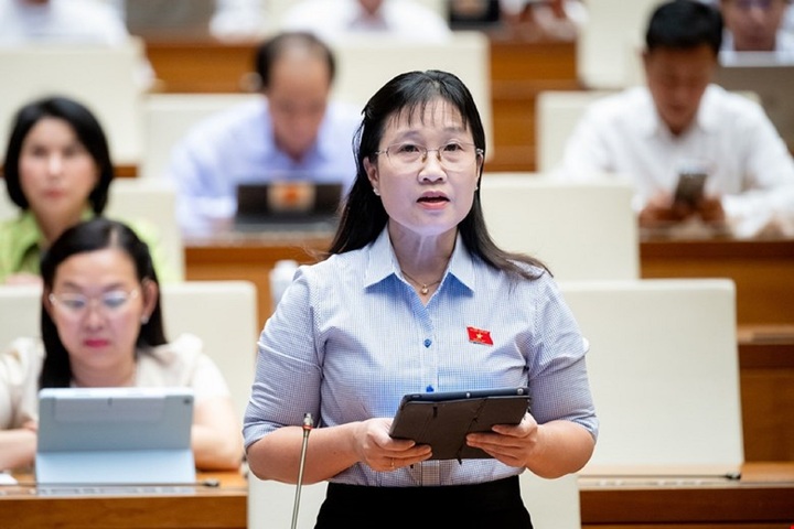 Đại biểu Quốc hội Nguyễn Hoàng Uyên. (Ảnh: Media Quốc hội).