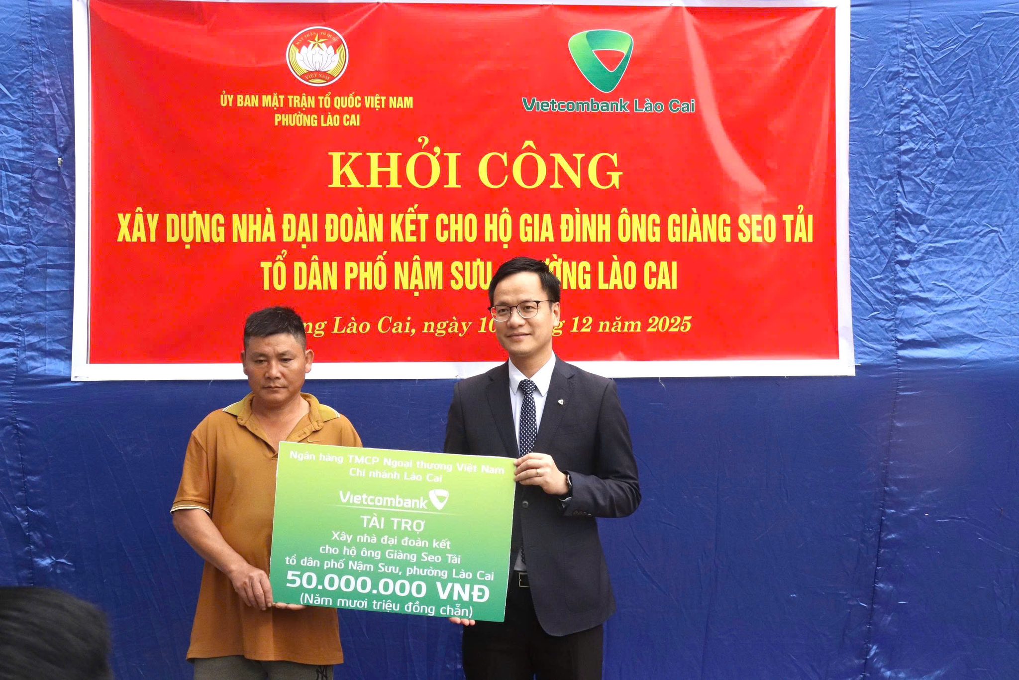 Khởi công Nhà Đại đoàn kết ở Lào Cai: Thêm một điểm tựa ấm lòng sau bão 3 596597065 879676144568875 5333180331161879095 n