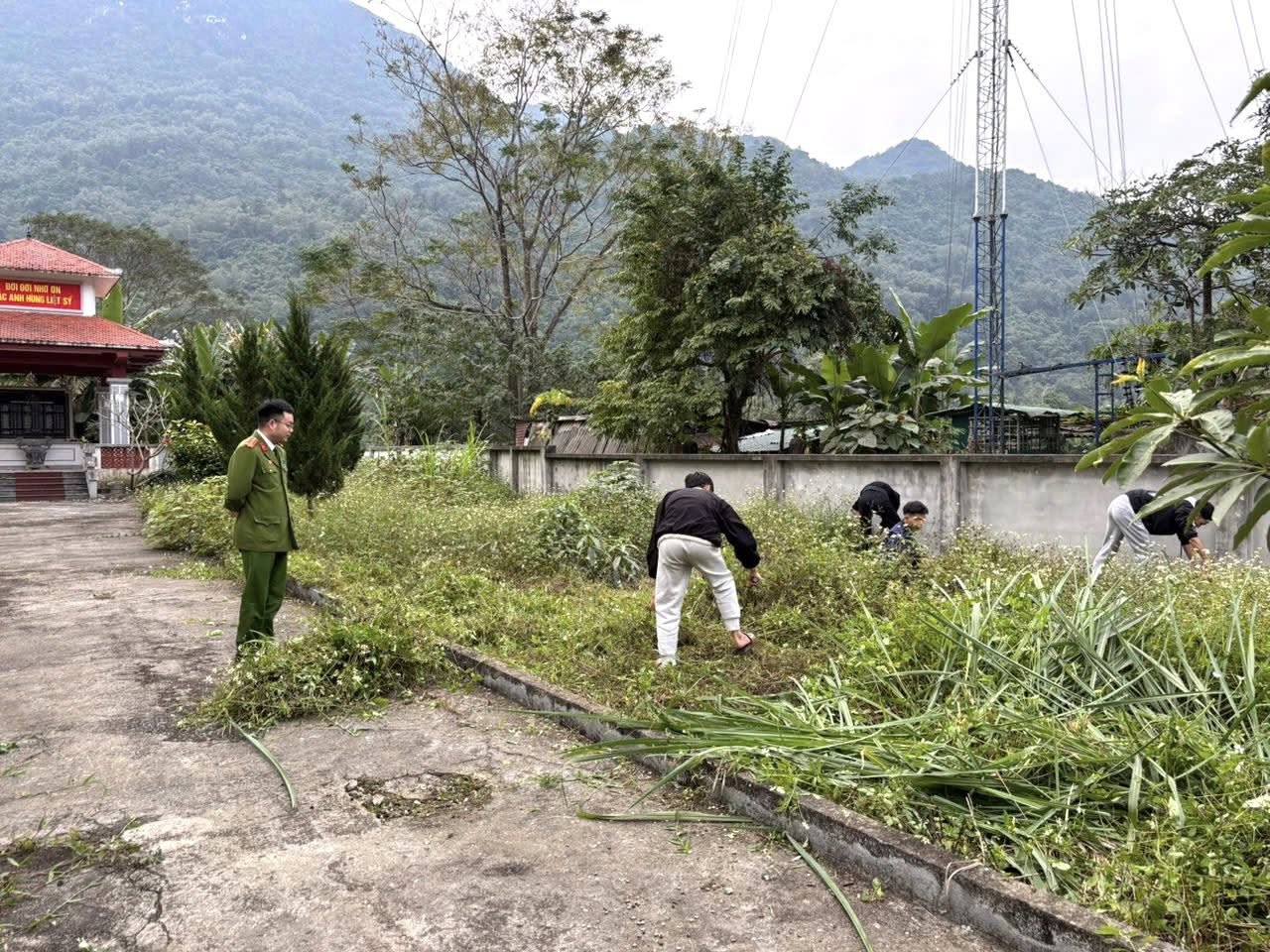 Xử lý nhóm thiếu niên gây mất trật tự bằng lao động công ích, giáo dục truyền thống 3 596962295 1215931480740327 7177569703238554832 n
