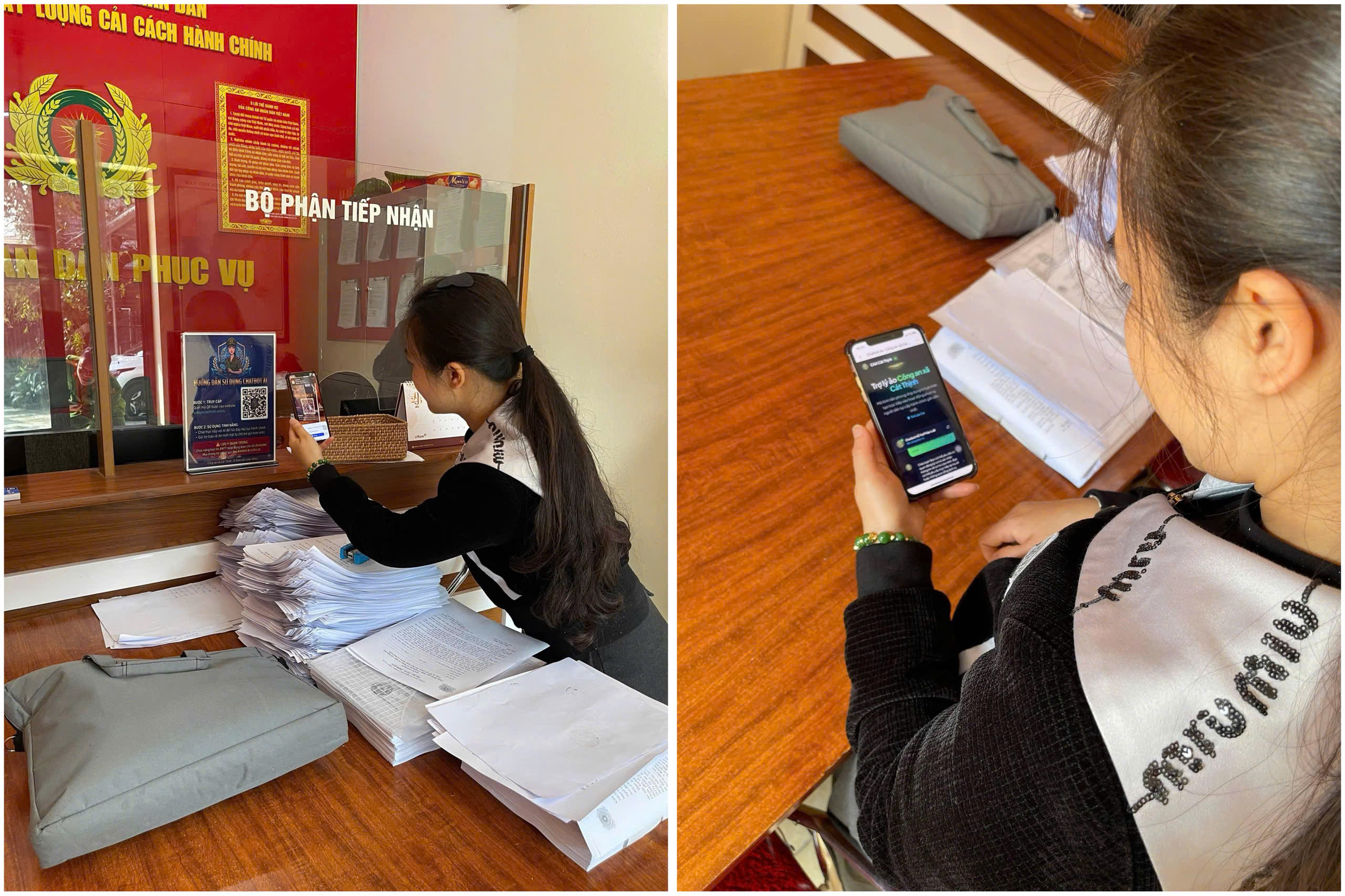 Chatbot AI Công an xã Cát Thịnh: Khi công nghệ trở thành nhịp cầu gần dân 4 Nguoi dan tra cuu thong tin qua Chatbot AI Cong an xa Cat Thinh thuan tien nhanh chong