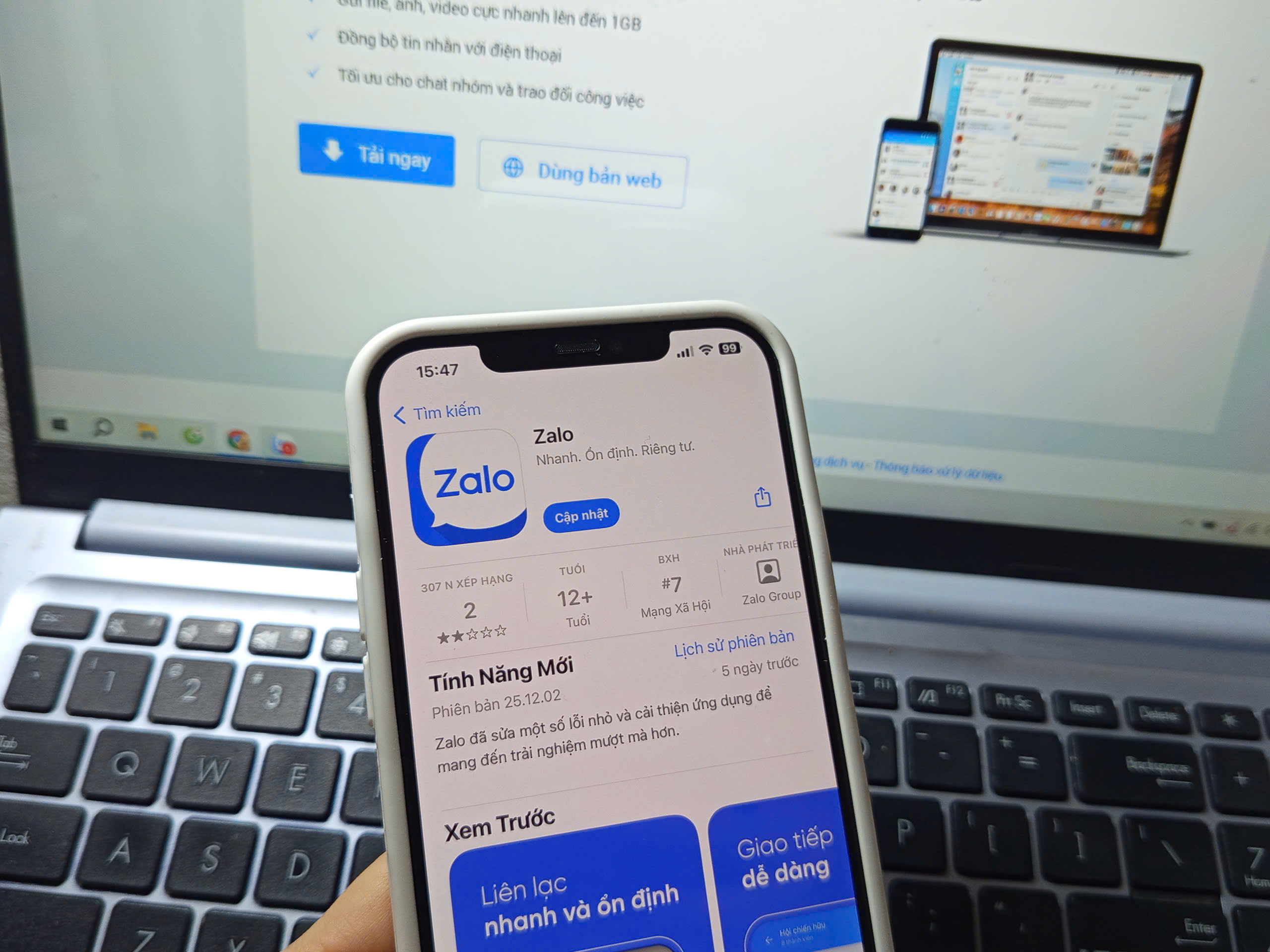 Zalo vắng bóng trên nhiều bảng xếp hạng ứng dụng giữa làn sóng tranh cãi về dữ liệu người dùng 4 z7393475451766 d31cdc416856a5b772bb01a3f5e22400