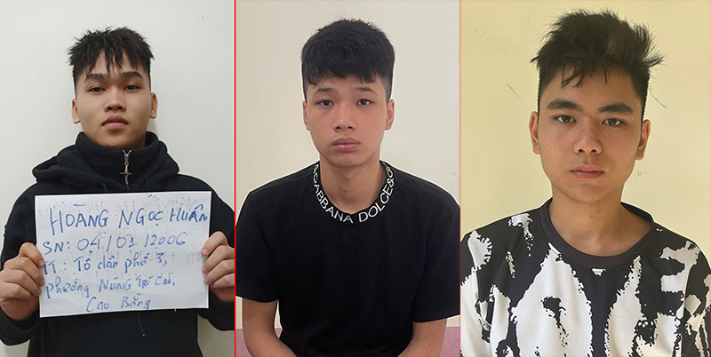 Cac doi tuong Hoang Ngoc Huan Pham Quang Linh va Be Ly Ha Nam