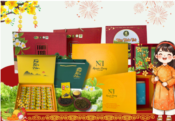 Xuân Trà Thịnh Vượng – Ưu Đãi Quà Tết Dành Cho Doanh Nghiệp của HTX Tâm Trà Việt 2 Set quà trà Tết dành cho doanh nghiệp của HTX Tâm Trà Việt
