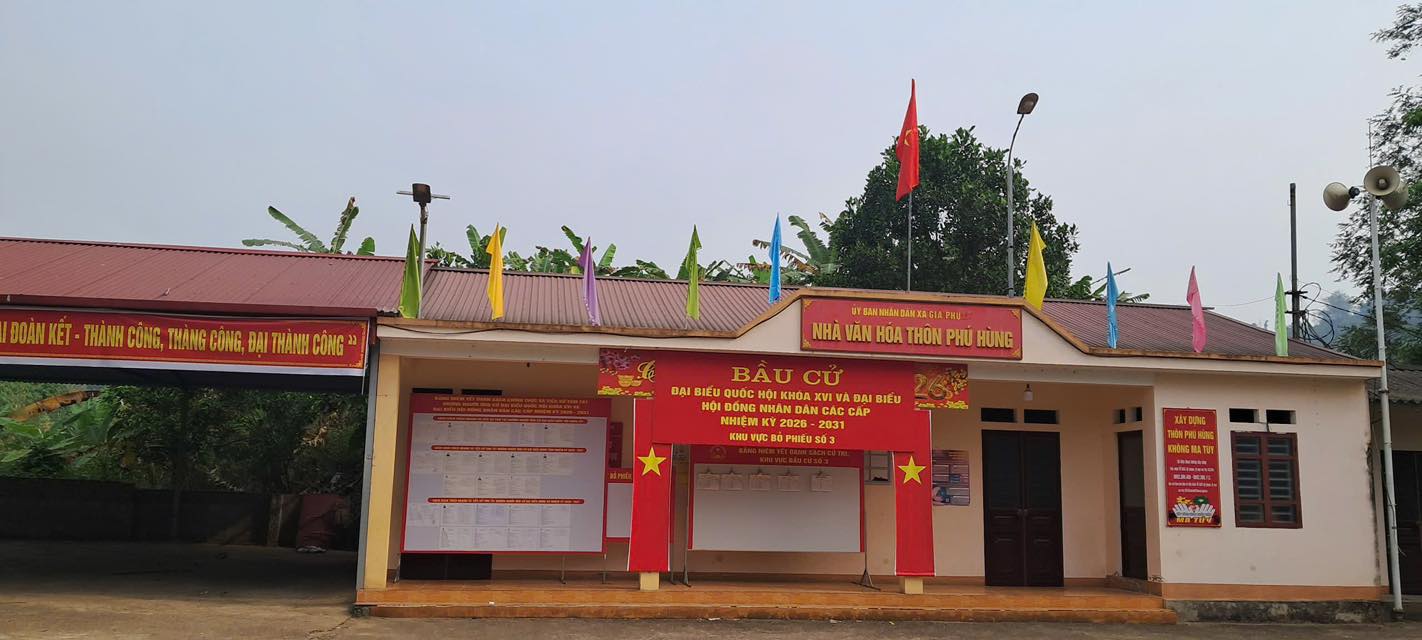 Xã Gia Phú chủ động, nghiêm túc chuẩn bị các điều kiện tổ chức bầu cử vào ngày 15/3/2026. Ảnh Nguyễn Nguyệt (Gia Phú kết nối và phát triển)